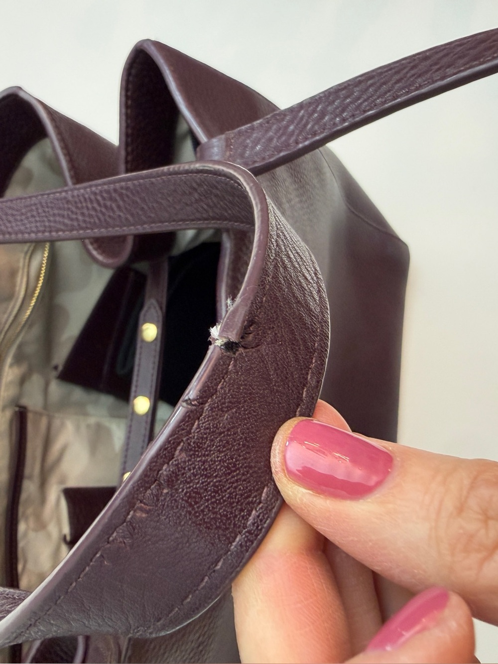Dagne Dover Allyn Leather Tote - Picture 11 of 11